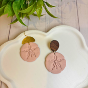 Seaside Stories | Sand Dollar Dangle Earrings