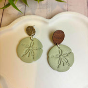 Seaside Stories | Sand Dollar Dangle Earrings