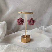 Tilly | Floral Hoop Earrings Large