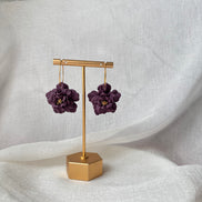 Tilly | Floral Hoop Earrings Large