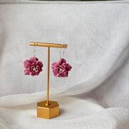Tilly | Floral Hoop Earrings Large