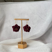 Tilly | Floral Hoop Earrings Large