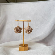 Tilly | Floral Hoop Earrings Large