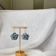 Tilly | Floral Hoop Earrings Large