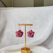 Tilly | Floral Hoop Earrings Large