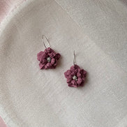 Tilly | Floral Hoop Earrings Medium