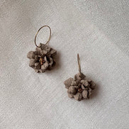 Tilly | Floral Hoop Earrings Medium