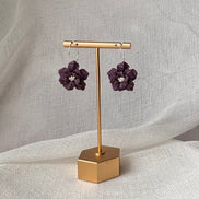 Tilly | Floral Hoop Earrings Medium