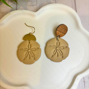 Seaside Stories | Sand Dollar Dangle Earrings