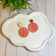Seaside Stories | Sand Dollar Dangle Earrings
